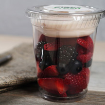 Berries with Yogurt