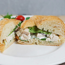 Chicken salad croissant